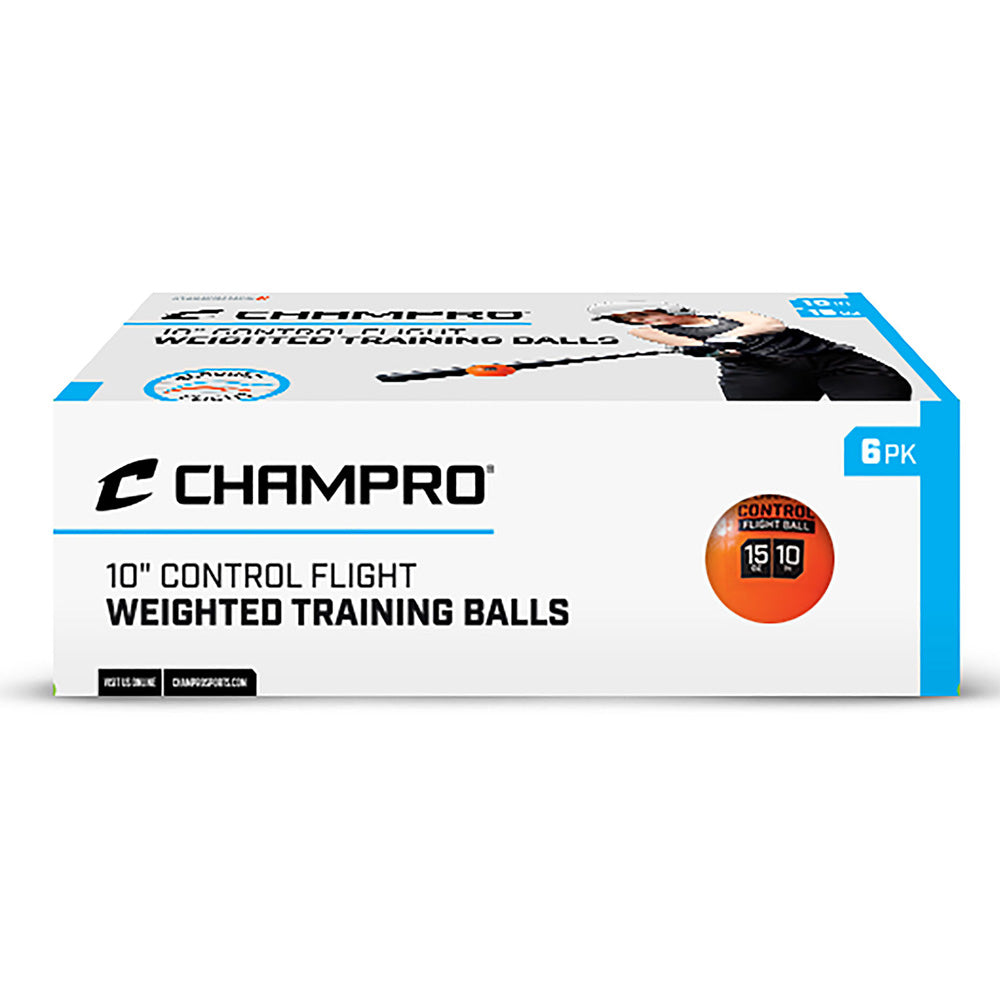 CHAMPRO-10" Control Flight Baseball - 6 Pack