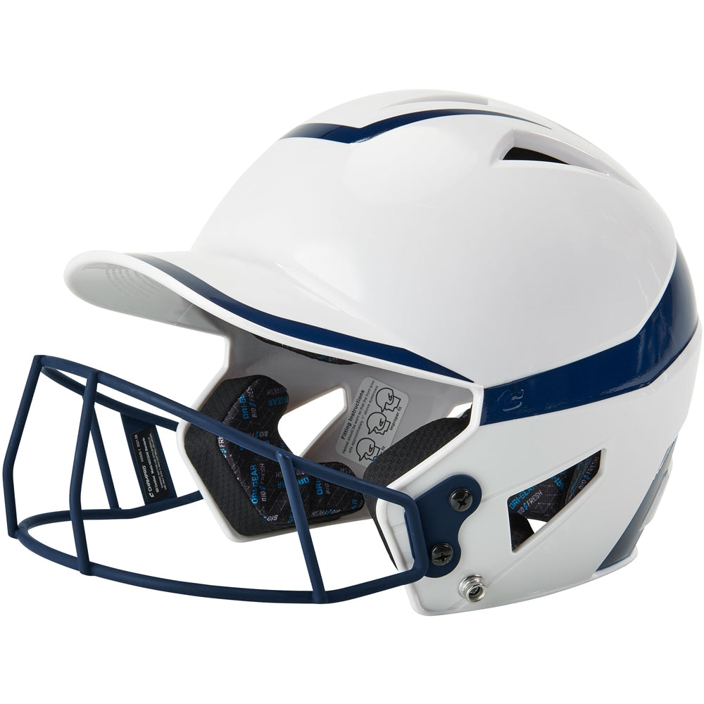 CHAMPRO-HX Rise Pro Softball Batting Helmet w/Facemask