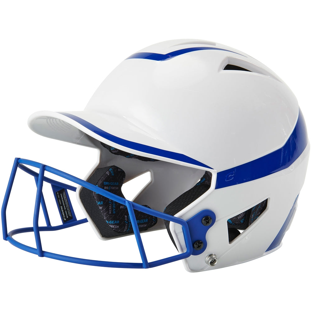 CHAMPRO-HX Rise Pro Softball Batting Helmet w/Facemask