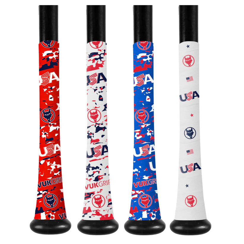 VukGripz-USA Baseball Bat Grip Collection